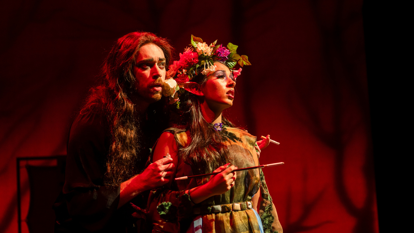 Hamlet and Titania get lost in memory.